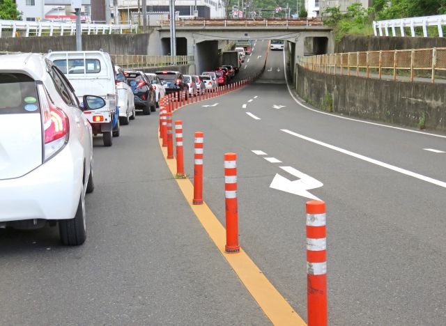 サグ部で起こりやすい渋滞